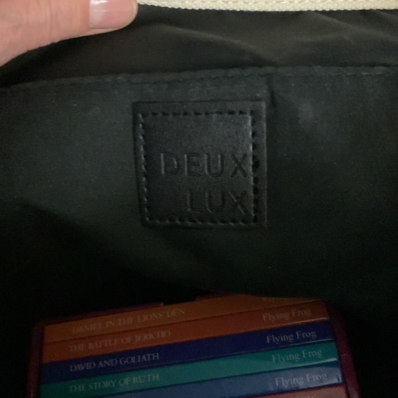 Pretty canvas bag or backpack with dust bag - Picture 4 of 6